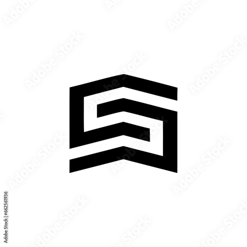 SS MODERN LOGO DESIGN 
