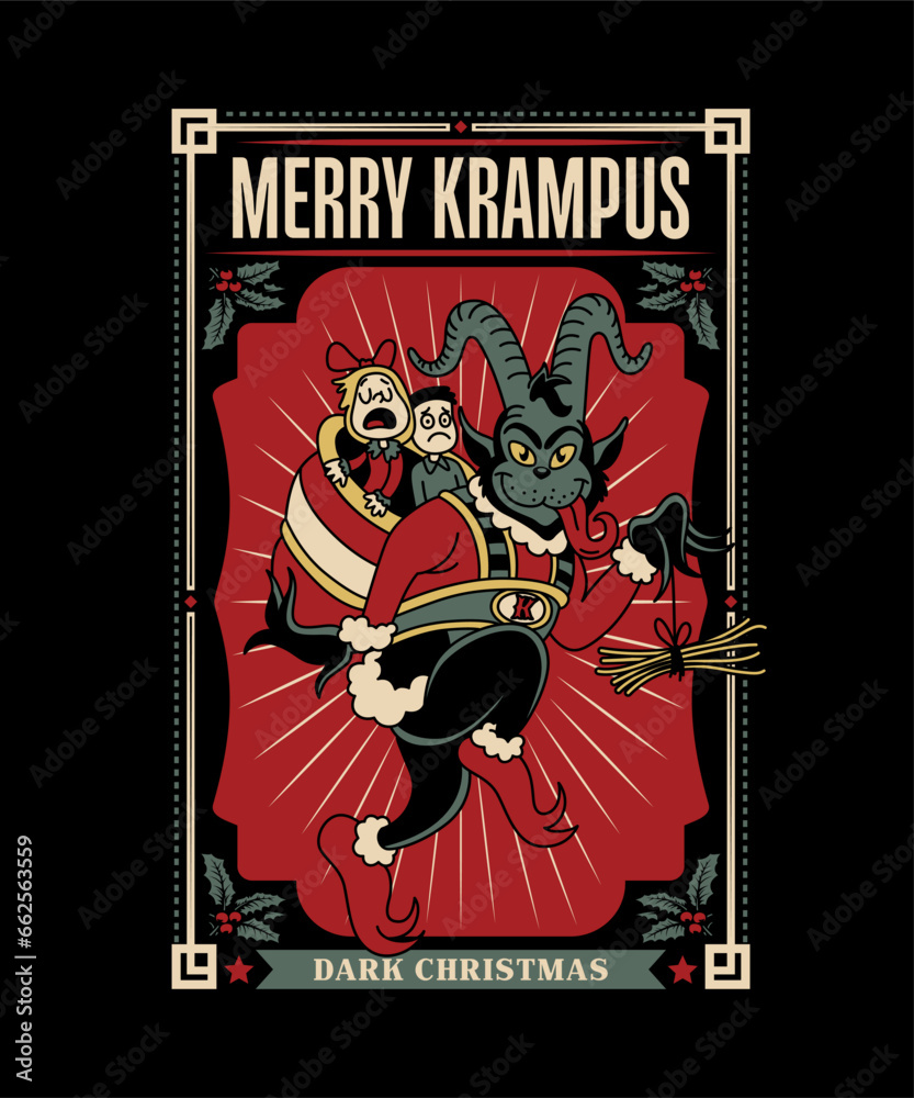 Merry Krampus Dark Christmas