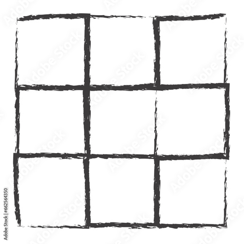 Grunge square and rectangle frames. Ink empty black boxes set. Rectangle borders collections. Rubber square stamp imprint. Vector illustration
