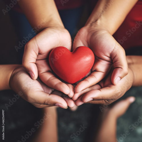 hands holding heart