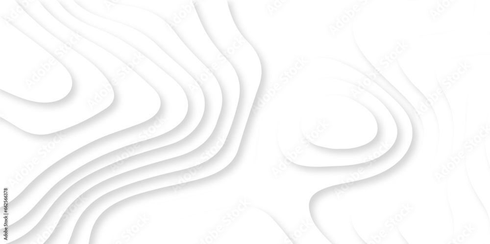 Gray and white seamless papercut background 3d realistic design use for ads banner and advertising print design vector. 3d topography relief. Vector topographic illustration.