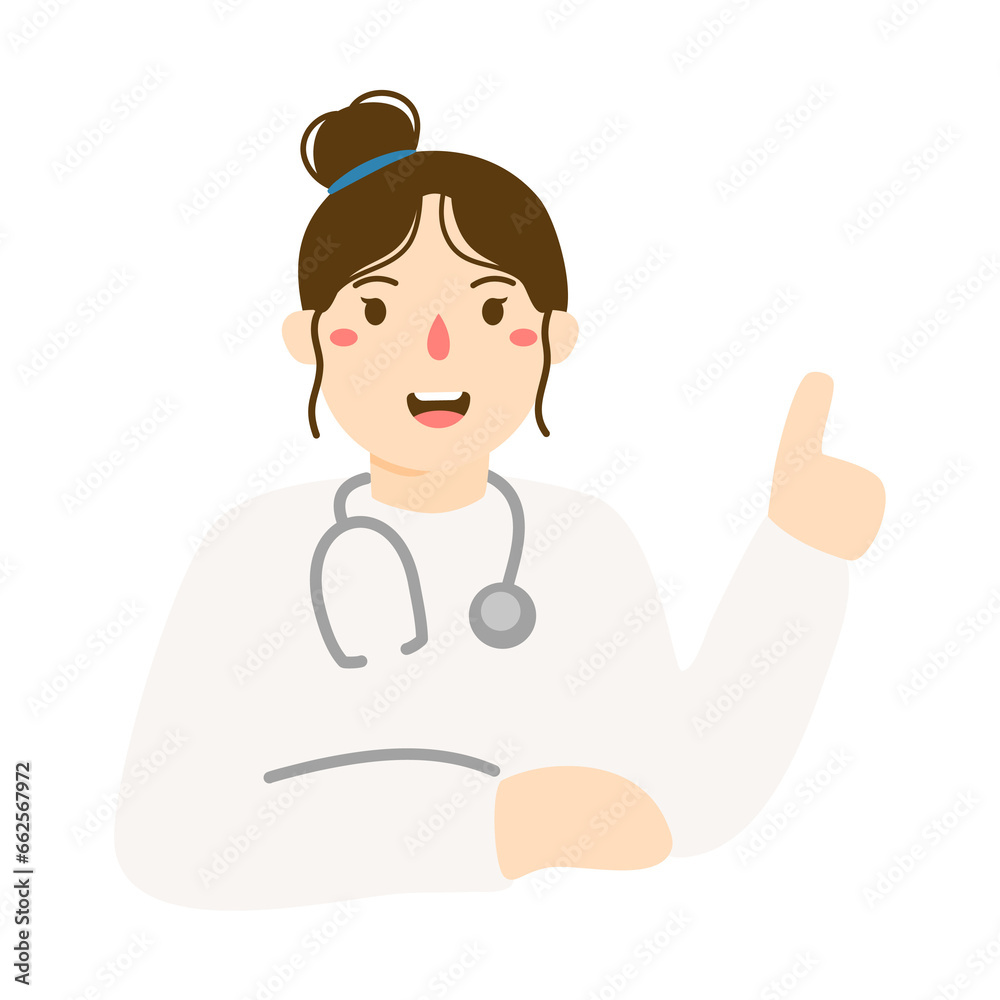 doctor of medical health concept flat illustration doctor of medical health concept flat illustration