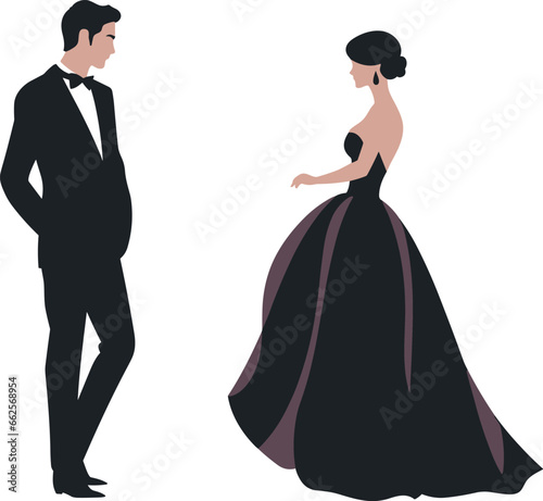 cute couple  lovely couple vector illustration