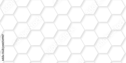 Abstract 3d hexagons white Hexagonal Background. Luxury White Pattern. Vector Illustration. 3D Futuristic abstract honeycomb mosaic white background. geometric mesh cell texture.