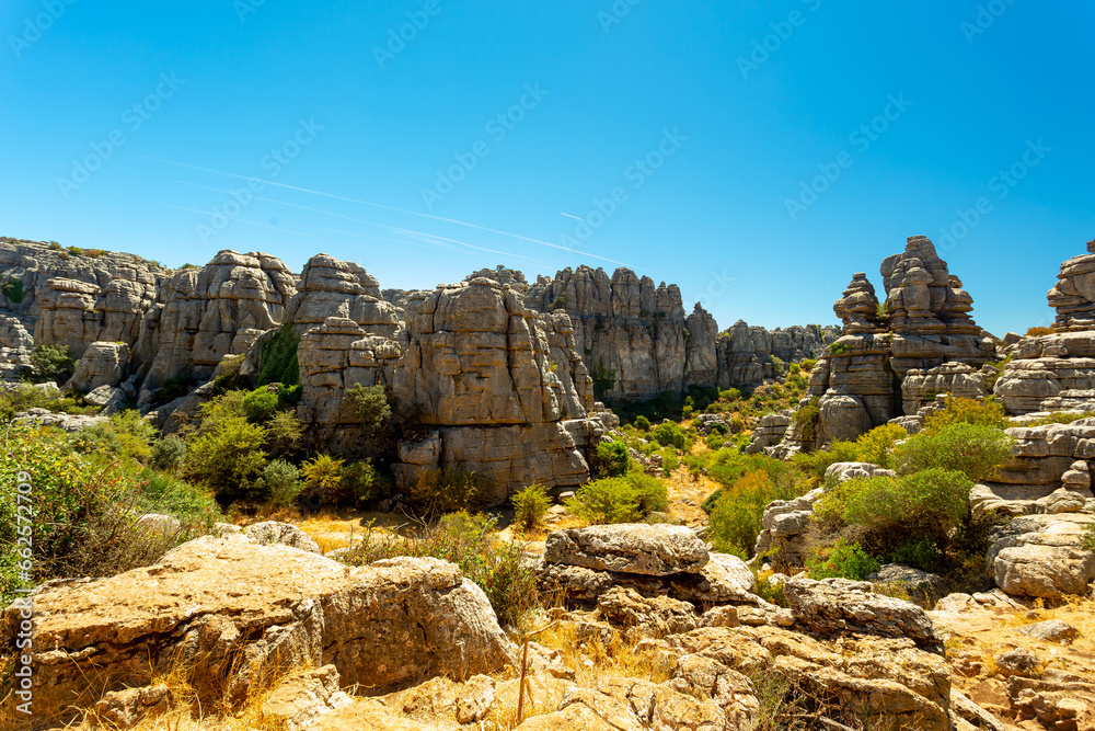Naklejka premium El Torcal de Antequera natural park, Andalusia, Spain