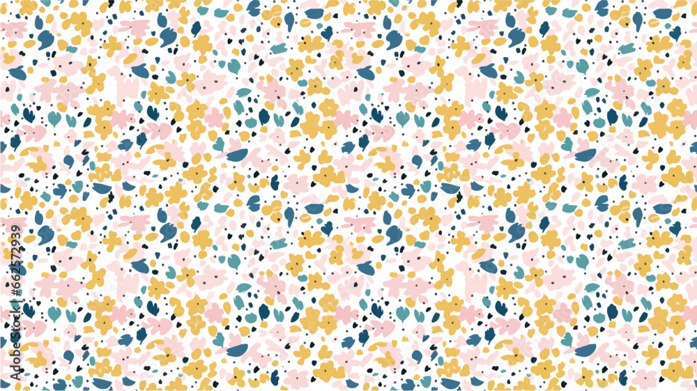 seamless ditsy flowers repeating pattern, tiny flowers pattern, ditsy, liberty , meadow, floral