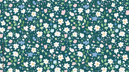 seamless ditsy flowers repeating pattern, tiny flowers pattern, ditsy, liberty , meadow, floral