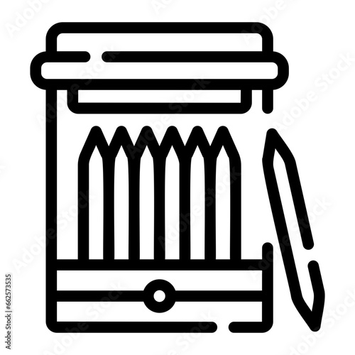 toothpick Line Icon
