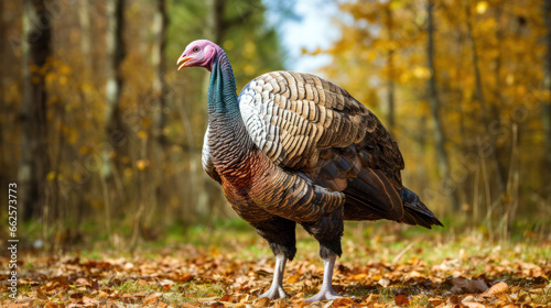 turkey in the forest