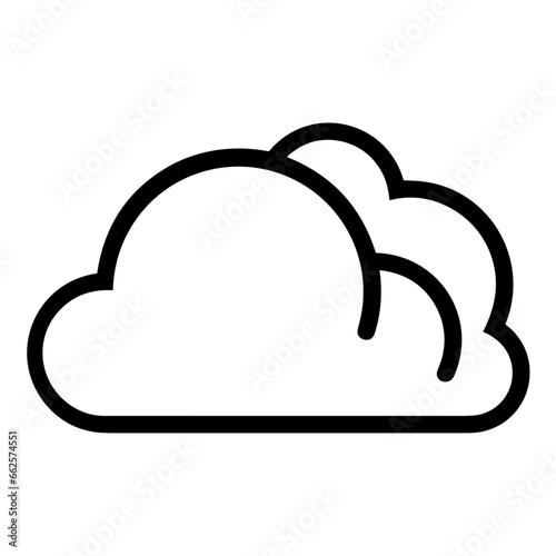 Cloud storage icon symbol vector image. Illustration of the database server hosting cloud system digital design image