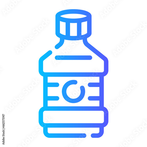 mouthwash Line Gradient Icon