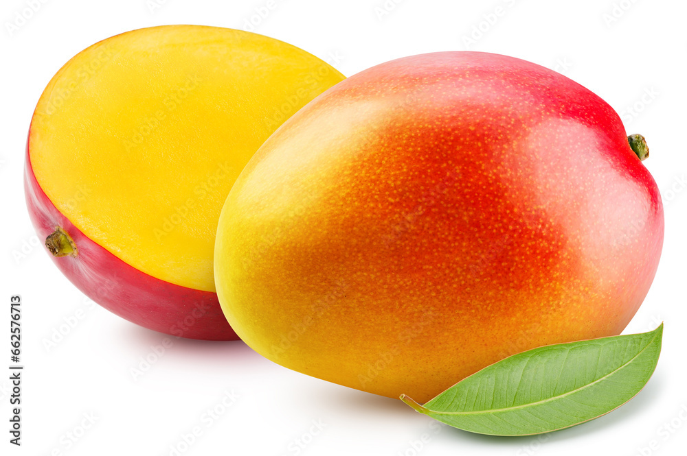 Mango fruit isolated on white background Mango fruit isolated on white background