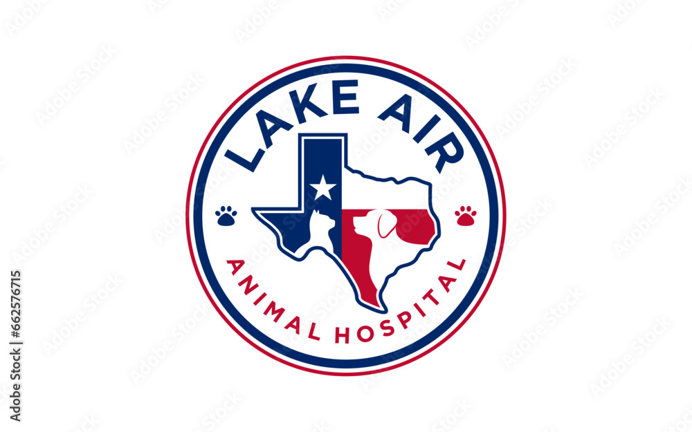 Texas Veterinary logo, Cat and dog logo design, Pet Care, animal & pet clinic. Texas Veterinary logo, Cat and dog logo design, Pet Care, animal & pet clinic.