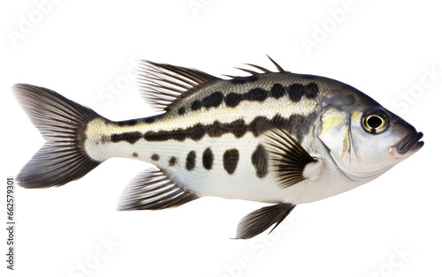 Stunning Archerfish Isolated on Transparent Background PNG.