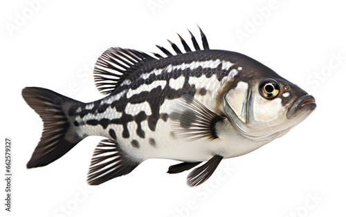 Amazing Archerfish Isolated on Transparent Background PNG.
