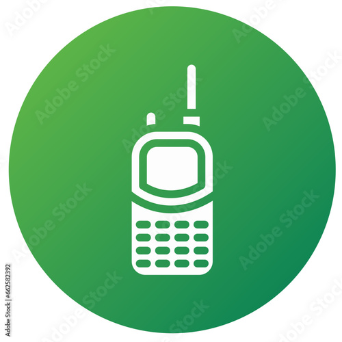 Walkie talkie Vector Icon Design Illustration