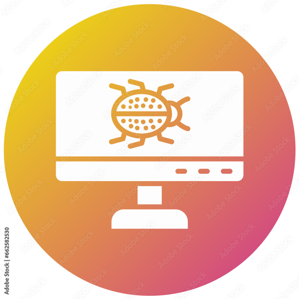 Cyber Attack Vector Icon Design Illustration Cyber Attack Vector Icon Design Illustration