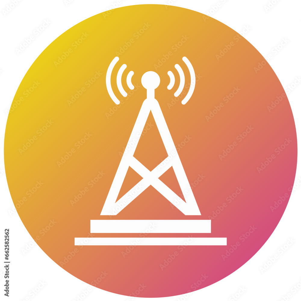 Antenna Vector Icon Design Illustration Antenna Vector Icon Design Illustration