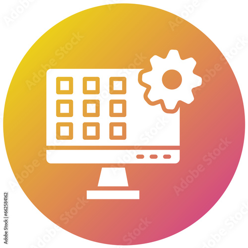 Application Vector Icon Design Illustration