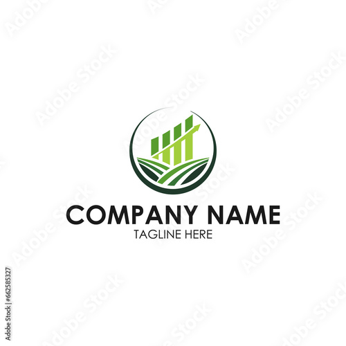 agricultural investment logo A startup wealth management company that will invest and manage client money helping them achieve their personal financial goals.