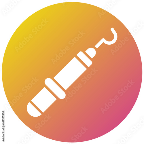 Dental Probe Vector Icon Design Illustration
