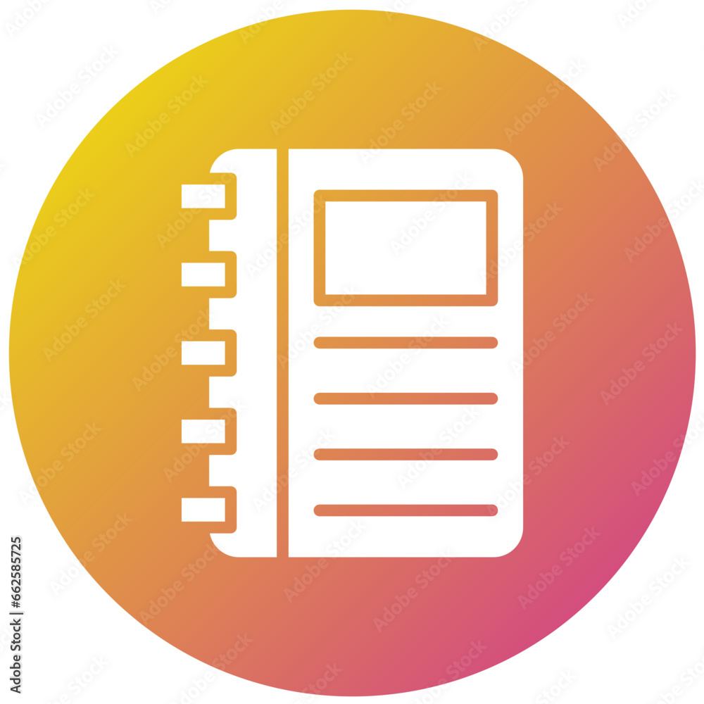 Diary Vector Icon Design Illustration Diary Vector Icon Design Illustration