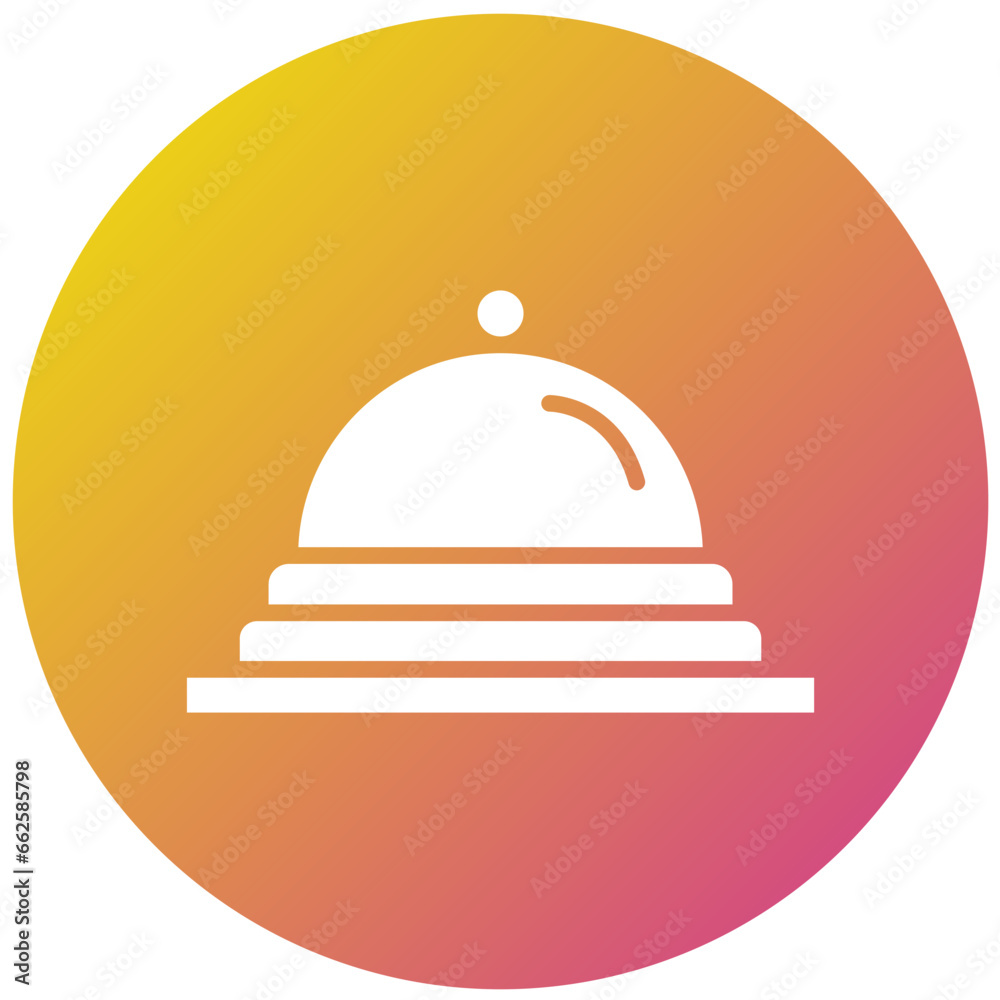 Fototapeta premium Food Tray Vector Icon Design Illustration