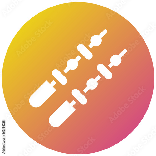 Kebab Vector Icon Design Illustration