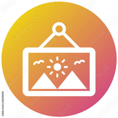 Gallery Vector Icon Design Illustration