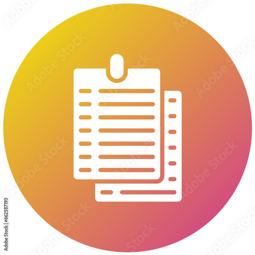 Notes Vector Icon Design Illustration