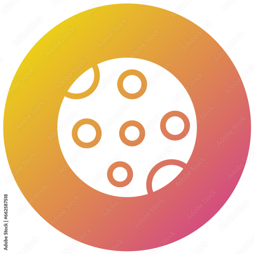 Full Moon Vector Icon Design Illustration Full Moon Vector Icon Design Illustration