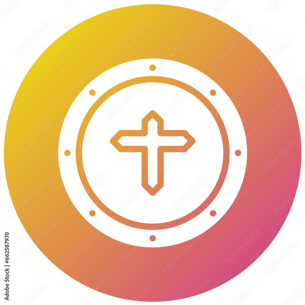 Fototapeta premium Shield Vector Icon Design Illustration