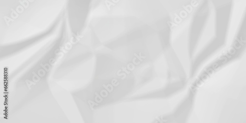 Crumpled paper texture and White crumpled paper texture crush paper so that it becomes creased and wrinkled. Old white crumpled paper sheet background texture.	
