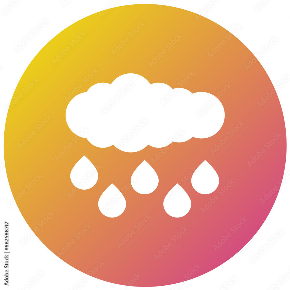 Acid Rain Vector Icon Design Illustration Acid Rain Vector Icon Design Illustration