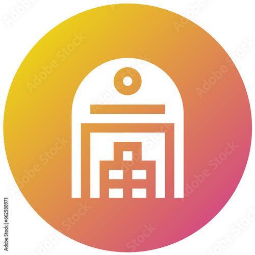 Warehouse Vector Icon Design Illustration