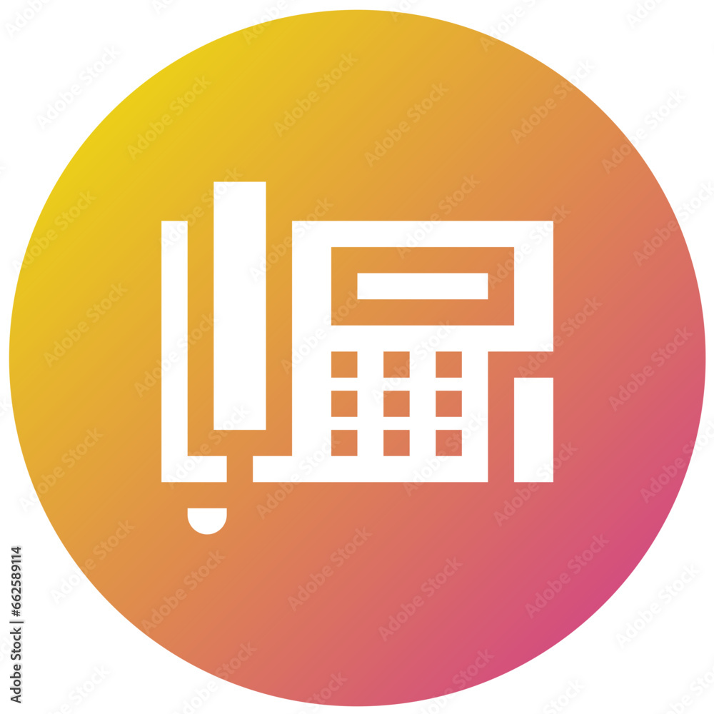 Landline Vector Icon Design Illustration Landline Vector Icon Design Illustration