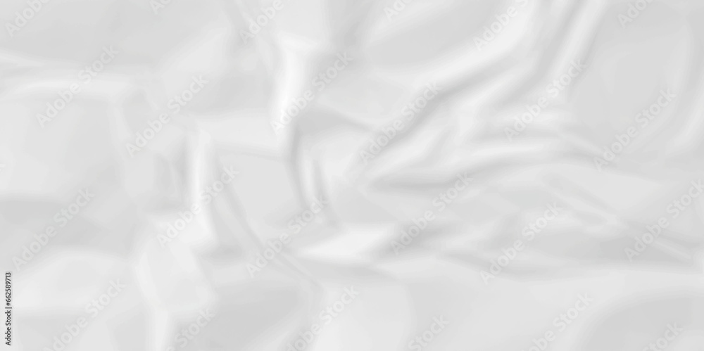 Obraz premium Crumpled paper texture. White crumpled paper texture crush paper. creased and wrinkled. Old white crumpled paper sheet background texture. 