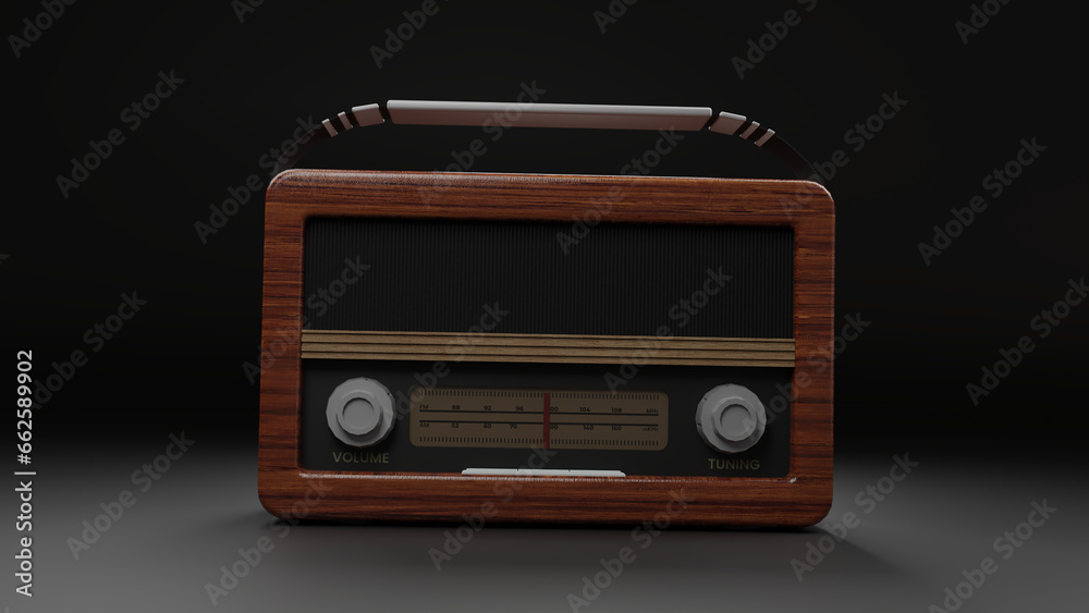 Obraz premium Vintage retro radio 