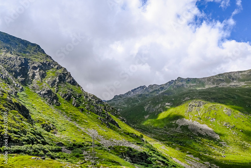 Grosser Sankt Bernhard, Saint-Bernard, St. Bernard, Passstrasse, Alpenpass, Bergstrasse, Alpen, Wallis, Aostatal, Wanderweg, Sommer, Schweiz, Italien