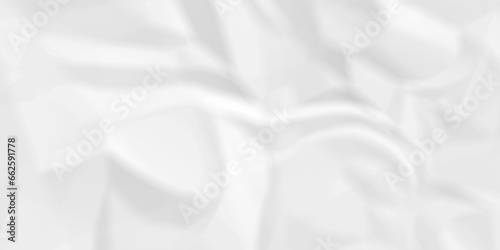 Crumpled paper texture and White crumpled paper texture crush paper so that it becomes creased and wrinkled. Old white crumpled paper sheet background texture.