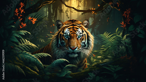 Tiger animal forest