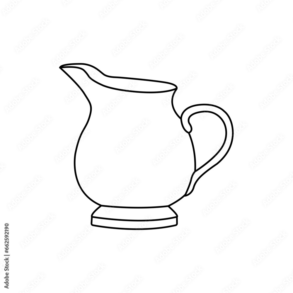 realistic transparent glass and jug with water isolated. realistic transparent glass and jug with water isolated.