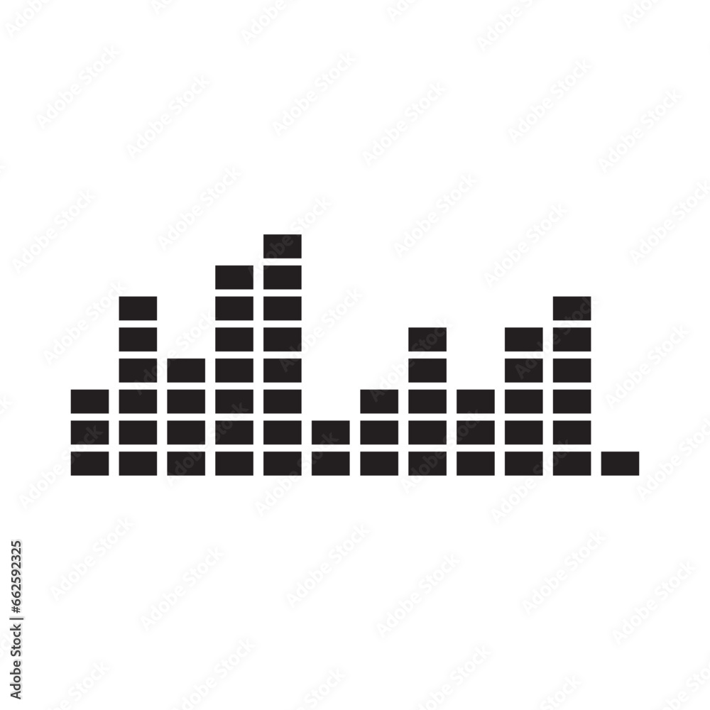 music equalizer icon vector music equalizer icon vector