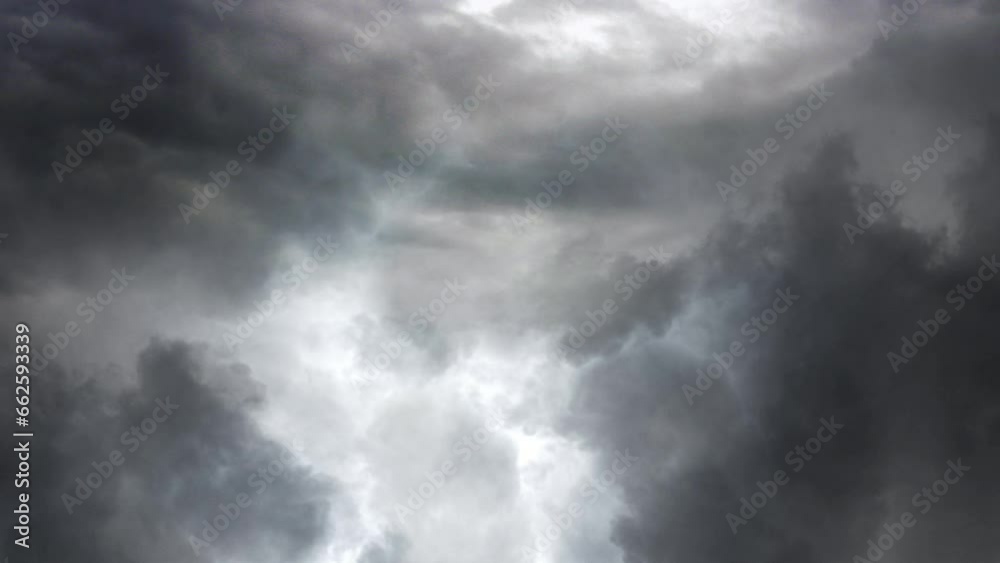 Lightning Against gray clouds in the sky. Lightning Against gray clouds in the sky.