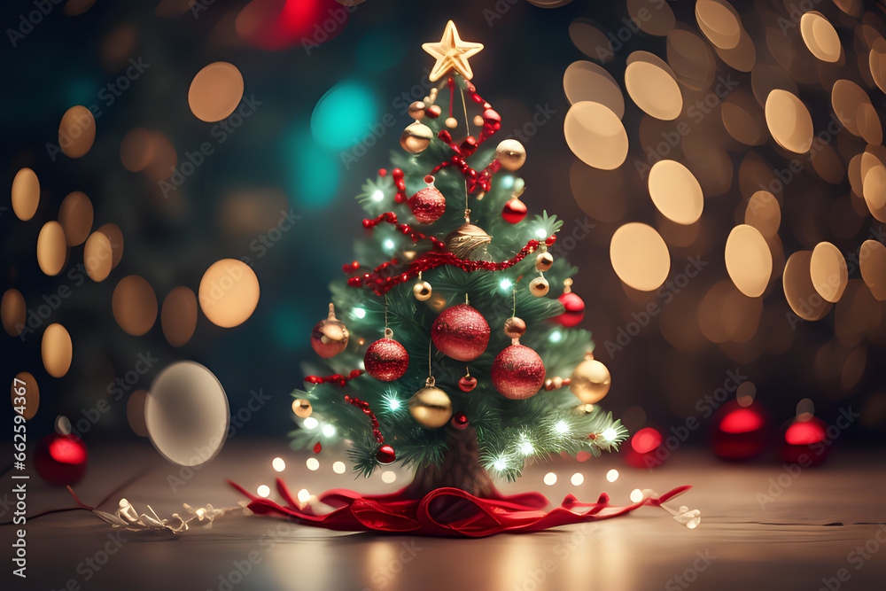 christmas tree with lights christmas tree with lights