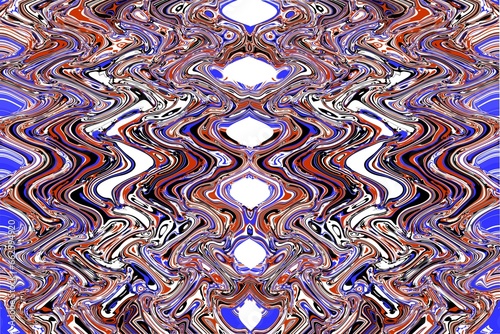 Abstract 3D images, used as sticker prints, fabric patterns, floor tiles, wallpapers, wallpapers.