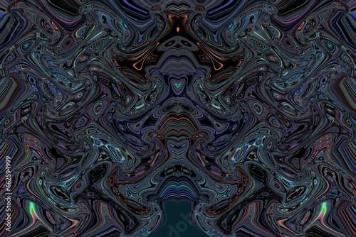 Abstract 3D images, used as sticker prints, fabric patterns, floor tiles, wallpapers, wallpapers.