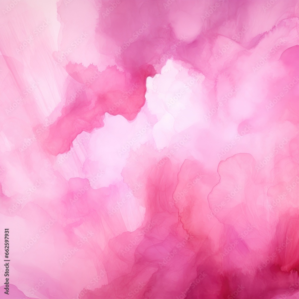 Pink water color on canvas. background generative ai