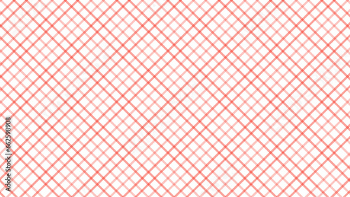 Red diagonal checkered in the white background