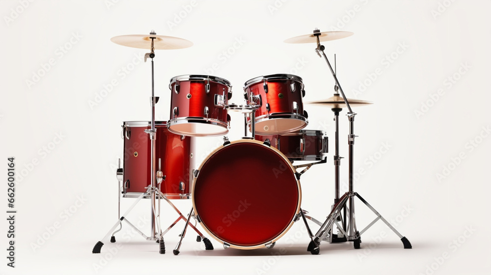 Isolated kit percussion sound set white cymbal musical drum instrument jazz Isolated kit percussion sound set white cymbal musical drum instrument jazz